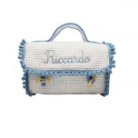 Pompon celeste polvere