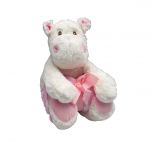 Peluche ippopotamo con copertina