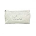 Maxi pochette in ciniglia con soffietto