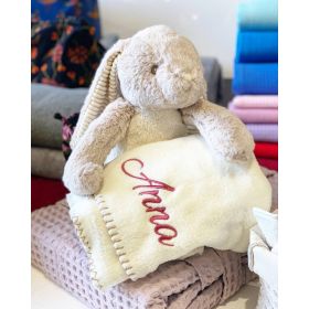 Copertina in pile con peluche