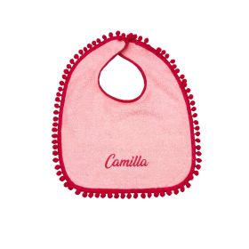 Bavaglino in spugna con pompon