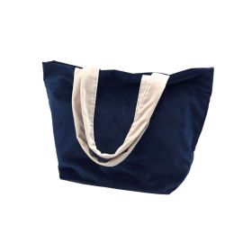 Blu con manici panna