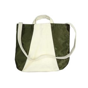 Borsa bicolor con tracolla OUTLET