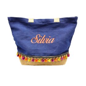 Borsa con base in juta soft