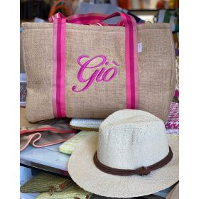 Borsa mare sartoriale in juta