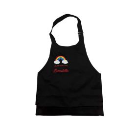 Grembiule cucina nero Benedetta OUTLET