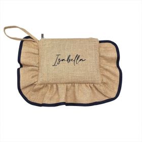 Pochette con rouche sartoriale