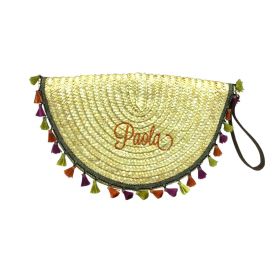 Pochette con nappine multicolor
