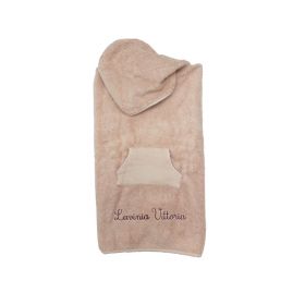 Poncho con cappuccio beberino