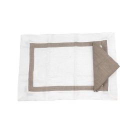 Bianco con dettagli tortora