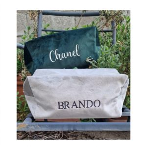 Beauty cubo in velluto